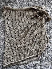 Tann Line Beige Faela Wrap Beach Skirt | size XS