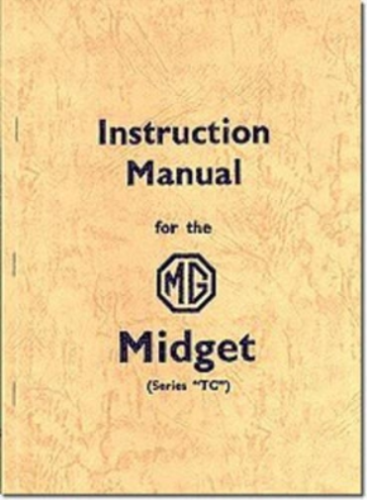 MG Midget TC Official Instruction Manual (Paperback) (UK IMPORT) - Picture 1 of 1