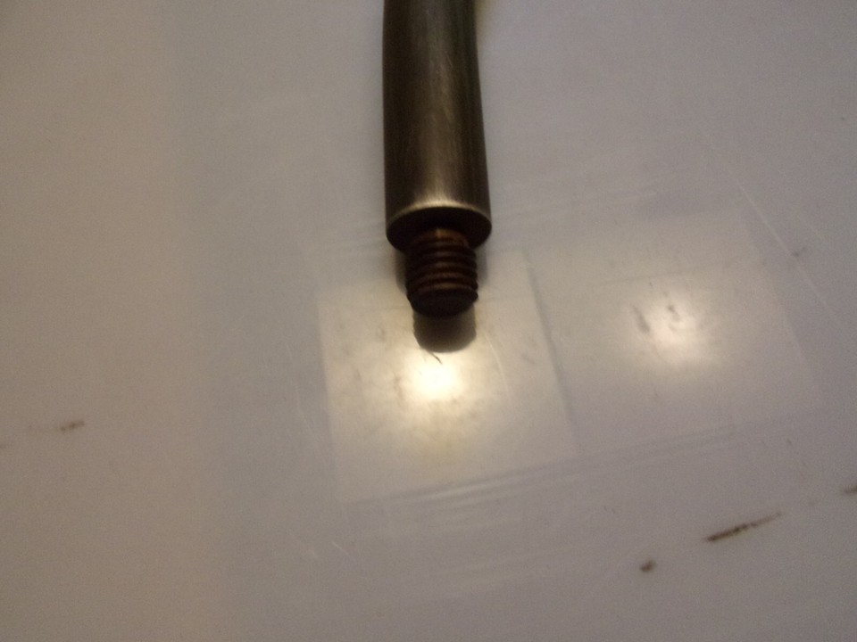 Sshaped Brass instrument dent rod, used, low brass, threaded eBay