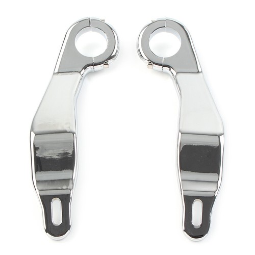 For Harley Road Glide FLTRX FLTRU 2015-22 Fairing Sopport Mount Kit Chrome 2pcs - Picture 2 of 6