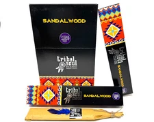Tribal Soul SANDALWOOD Incense Sticks: Choose 15 30 45 90 180 gm