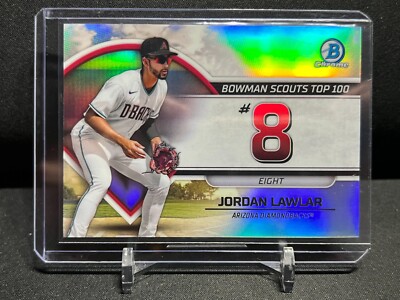 Jordan Lawler 2023 Bowman Chrome Scouts Top 100 BTP-8 Arizona Diamondbacks