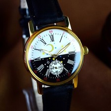 Vintage Pobeda Men`s Wristwatch Soviet Mechan...