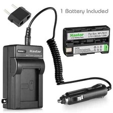 Travel Charger  1 battery for Sony NP-FS11 DSC-F505 F55 P1 P20 P30 P50