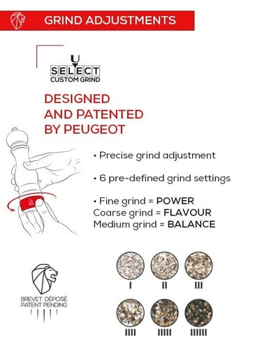 *1-Piece* Peugeot Paris Chef U'Select Salt Mill 9.0" Stainless Steel 32500 - Picture 7 of 7