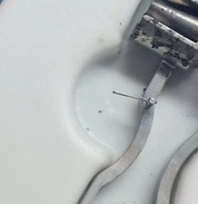 VINTAGE GENUINE N.O.S. BULOVA ACCUTRON 214 TUNING FORK, PART #716 WITH JEWEL