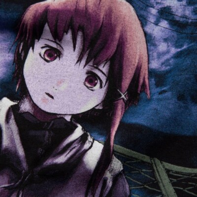 serial experiments lain Geeks Rule Silkscreen Printing T