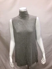H by Halston Essentials Sleeveless Turtleneck Knit Tunic Top XX-Small Size 
