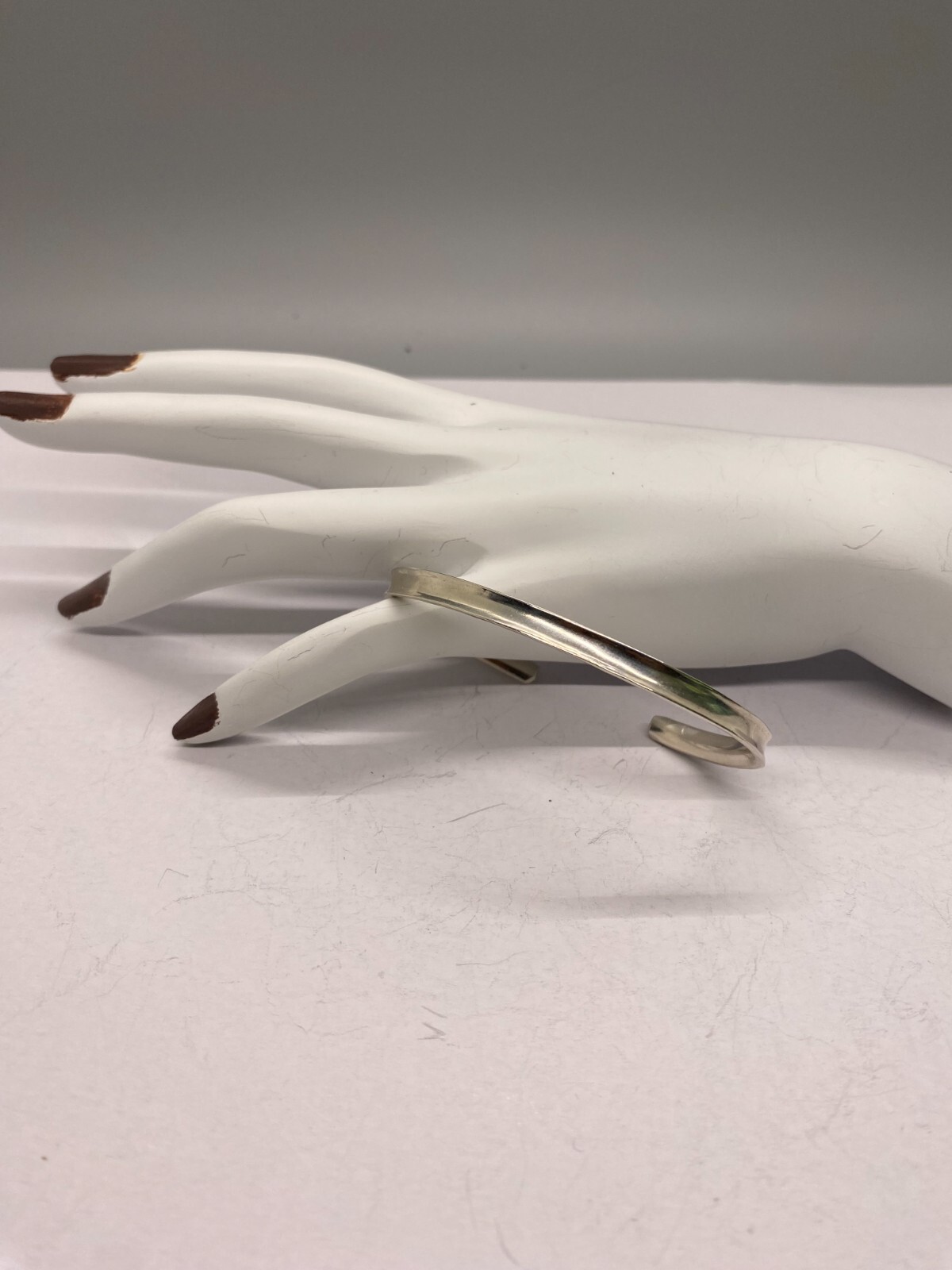 handcrafted solid sterling silver cuff - image 1