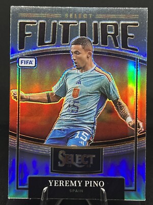 YEREMY PINO 2022-23 Panini Select FIFA Soccer Future SILVER PRIZM #17 Spain