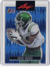 GRANT DUBOSE packers 2023 Leaf Pro Set Metal Blue Pulsar Proof RC 1/1