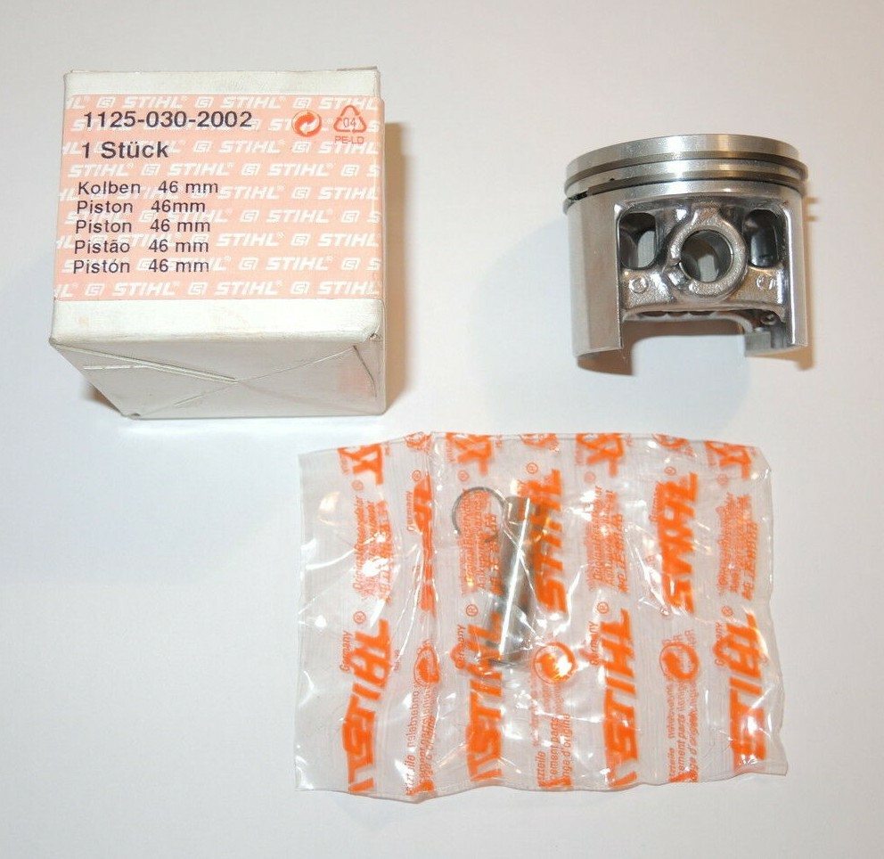 Ricambio Stihl 46 Mm Pistone Per Motosega Stihl 034 AV, MS340 - Diametro 46mm, Ricambio Nuovo, Compatibile Pistone Stihl 034 Av - Foto 6