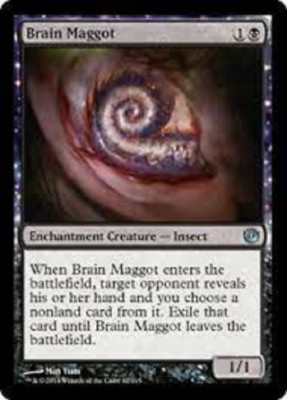 MTG 2014 BRAIN MAGGOT - ENCHANTMENT INSECT CREATURE Magic the Gathering UNCOMMON