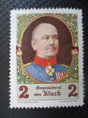 (12649) Reklamemarke - Generaloberst von Kluck