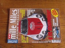 $$$ mille Miles Alpine magazine N°39 Assurance  A110 Echappement  Dieppe  A310V6