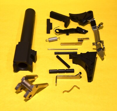 New For GL0CK 19 Gen 3 9mm Barrel + Lower Parts Kit for the G19 and Locking Blok
