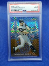 2004 Finest MAGGLIO ORDONEZ PSA 9 Gold X-fractor card /139 CHICAGO WHITE SOX
