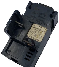 BULLDOG ELECTRIC P115 CURCUIT BREAKER PUSHMATIC 15A 1POLE UNIT USA🔔