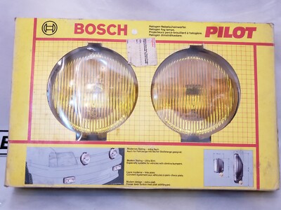 Bosch Pilot 160 Yellow Fog Lamps Light Fits Mercedes W115 W108