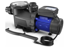 AQUASTRONG In/A Ground Pool Pump, High Flow Single Speed w timer 1HP, 6100 GPH,