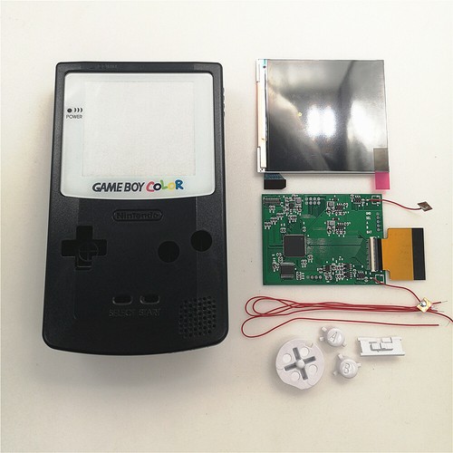 Red Pre-cut Shell & Super OSD Version RIPS LCD iPS Kit For
