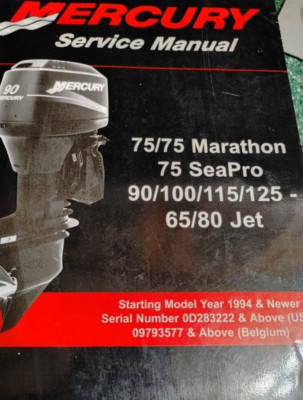Mercury Servicehandbuch 75PS Marathon 75 SeaPro 90/100 65/80 Jet 90-830234R04