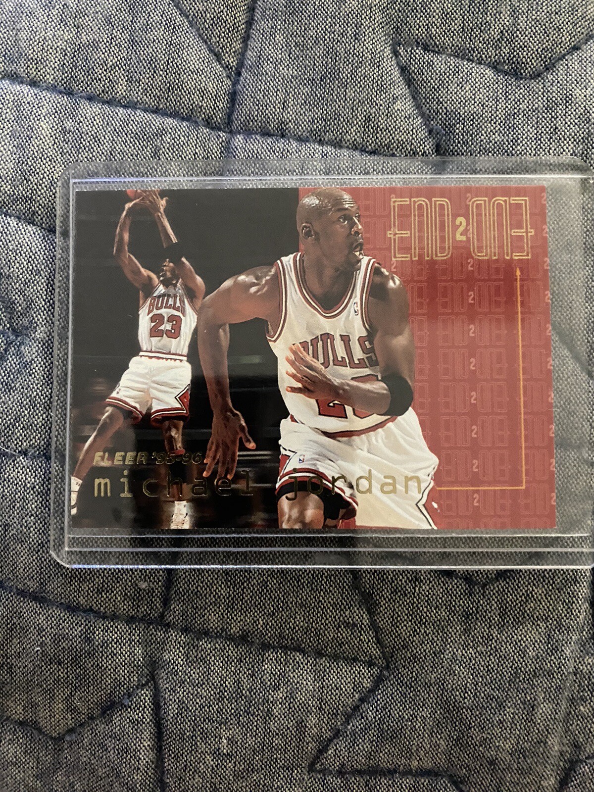 Michael Jordan 1995-96 Fleer End 2 End #9 Insert