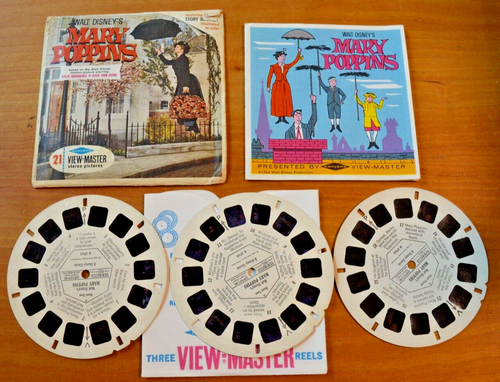 GAF VIEW-MASTER DISNEY MARY POPPINS 3 REELS SET B376 - Picture 2 of 2