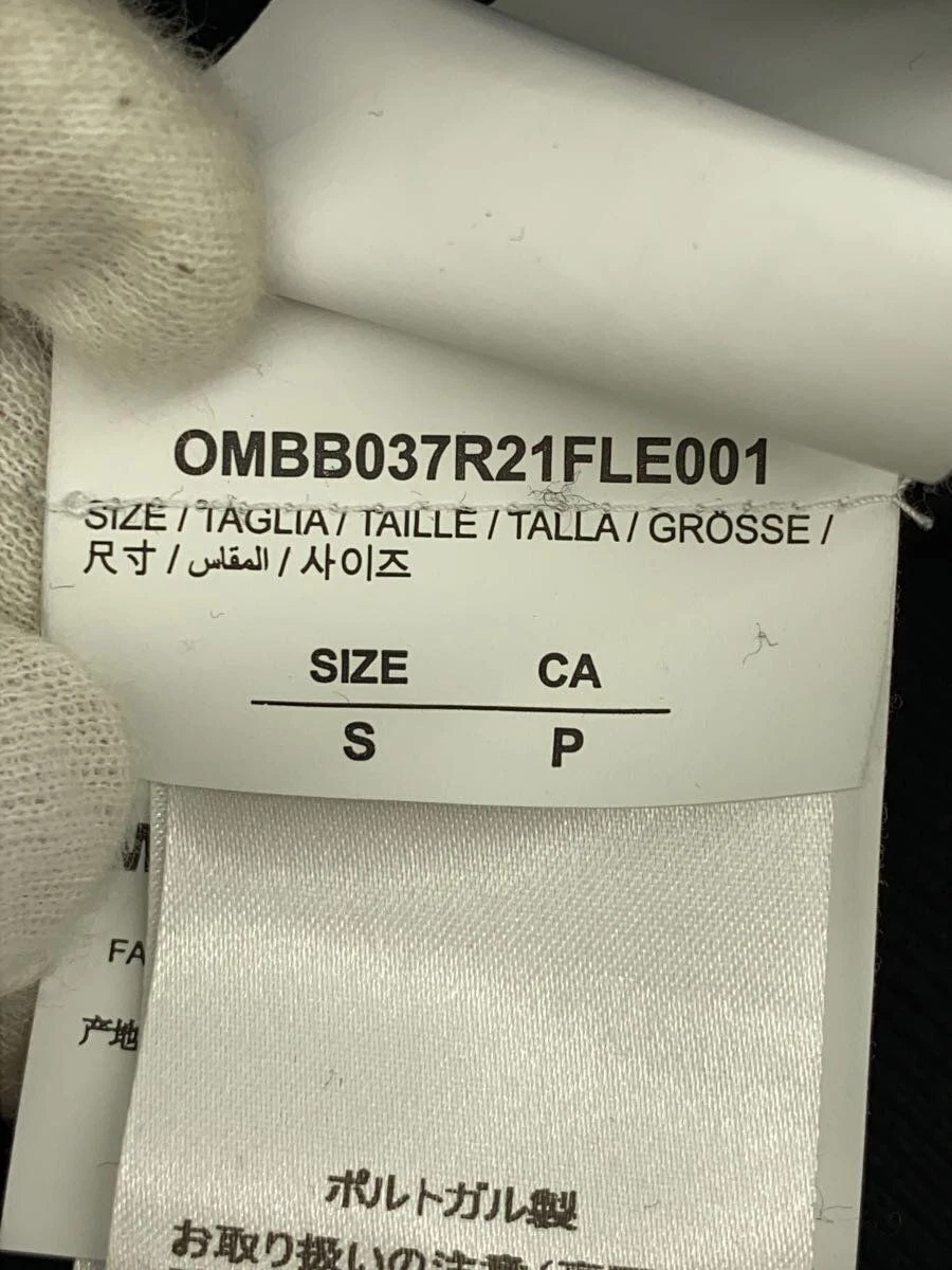 Felpa con cappuccio OFF WHITE S cotone nero OMBB037R21FLE001 usata