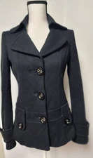 Twenty One Women's 100% Cotton Black Jacket Size Medium