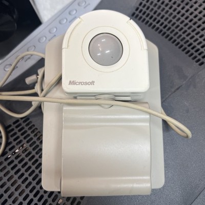 BallPoint Mouse Parent No 4,866,602 Made In Japan Track Ball Microsoft Vintage