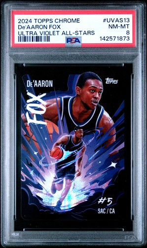 De'Aaron Fox #UVAS-13 card