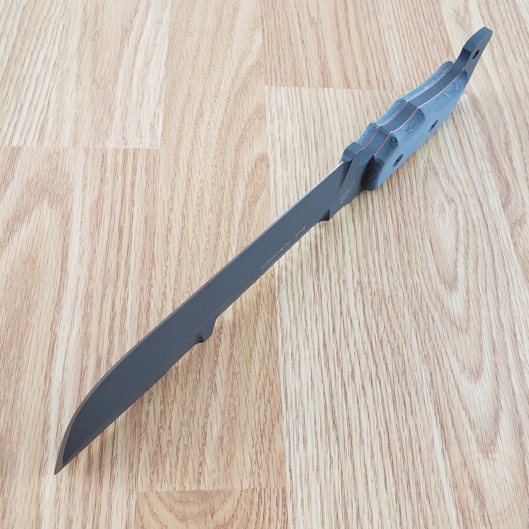 Tops Knives M4x Punisher Black Micarta Handle Gray Blade Tkm4x-01