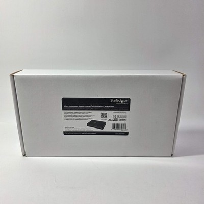 New StarTech 8 Port Unmanaged Ethernet POE IES81000POE