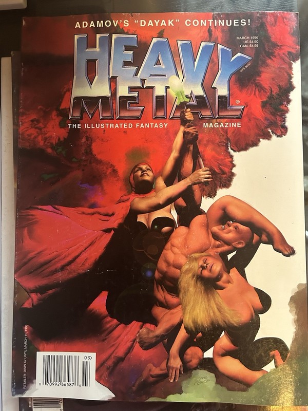 Heavy Metal Magazine March 1996, VGC Illustrated Fantasy