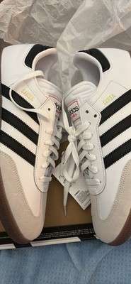 adidas Samba Indoor Men's Low Top Leather Lace-Up Soccer Sneaker IH6001