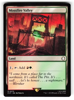 Mossfire Valley #273 (NM) (Non-Foil) (R) (PIP) Magic MTG