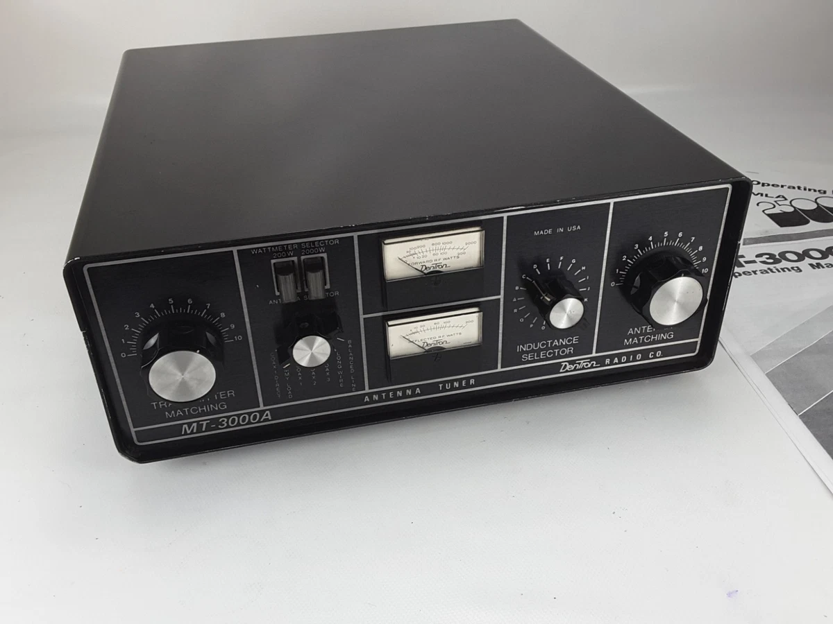 Antenne Radio Dentron 80-10 AT - Tuner à Inductance Matching Pour Radio HAM K9 (pour Pièces)