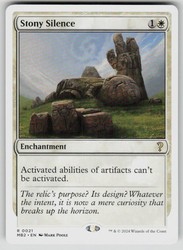 Stony Silence (White Border) - Mystery Booster 2 #21 Rare