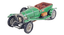 Vintage Corgi Classics 1927 3 Litre Bentley Le Mans Green Color Race Car Unboxed