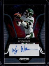 2025 Panini Prizm Black Wesley Walker Prizmatrix Signatures Auto #PS-WWR Jets