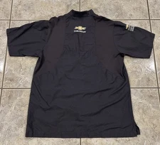 Mens L RED KAP Chevrolet Auto Technician Mechanic Shirt Tech Work Shirt Chevy