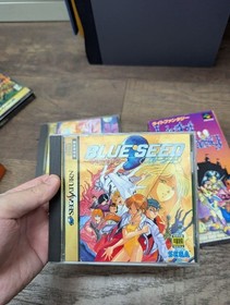 Sega Saturn Shining Wisdom & Blue Seed Game Set Used 2pcs