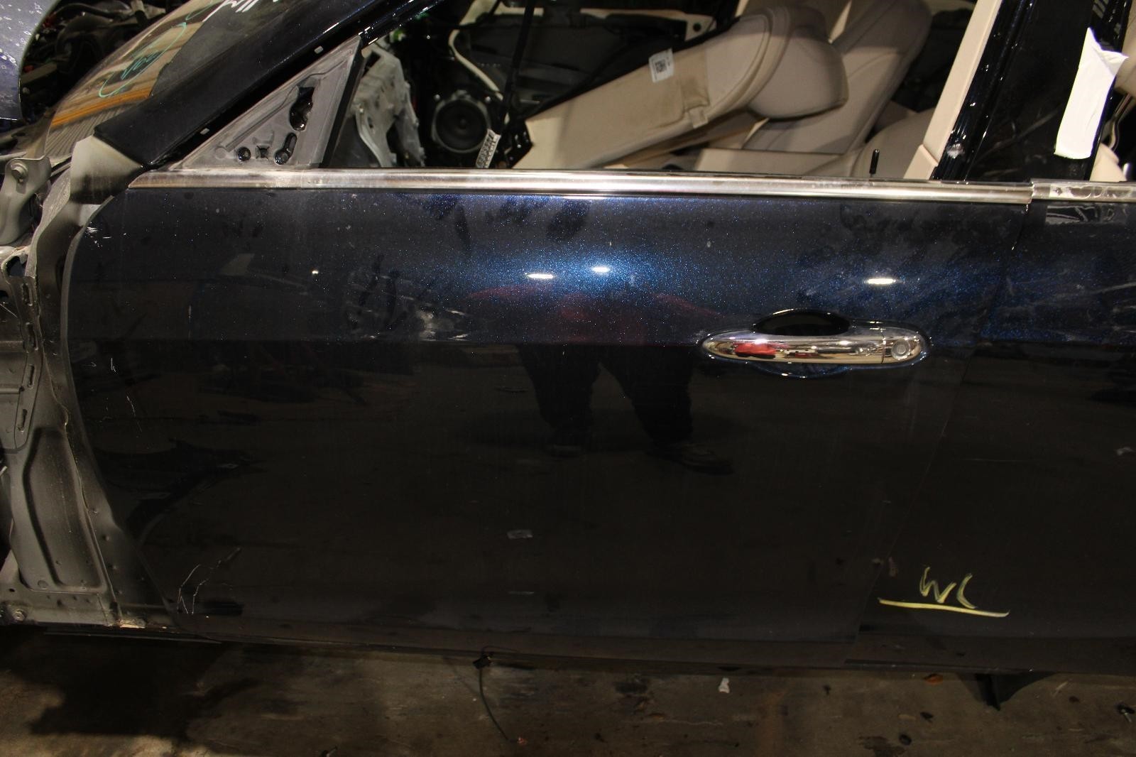 ⚠️SCUFFS⚠️ 14-20 Ghibli Noble Blue Front Driver Side Left LH Door Shell Factory