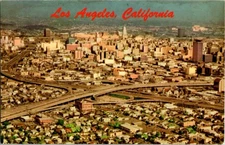 Los Angeles California CA : PANORAMIC SCENE d/24 BF2604