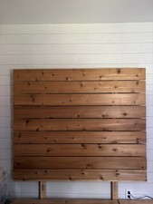 Farmhouse Rustic Headboard - Queen/Solid Wood/Modern/Made in USA/Free Shipping