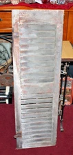 Antique Wood Window Shutter Country Barn Farm Primitive Shutter #2 Shabby Chic