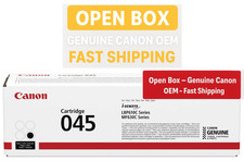 Genuine Canon 045 Black Toner Cartridge 1242C001 Open Box Fast Shipping OEM