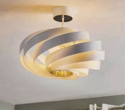 Euluna Deckenleuchte Vento Hängelampe Lampe Leuchte Licht Stahl Ø 50cm E27 weiß