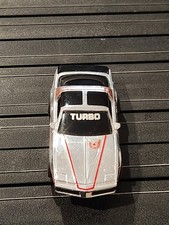 Rare Tyco HP7 '79 Firebird Trans Am Slot Car, Chrome w Red